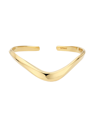 Sculpted Bold Statement Bangle