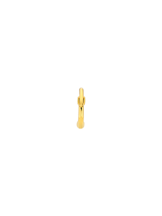 Romilt Daily Petit Link Huggie Everyday 14K Gold Vermeil Huggie Earrings | LE FIGUE NEW YORK