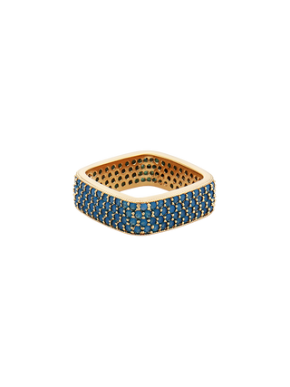 Dazzling Turquoise Square Ring