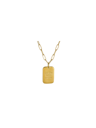 Rachel Reinhardt Mahjong Talisman Necklace Brushed Gold Pendant with Black Zirconia | LE FIGUE NEW YORK