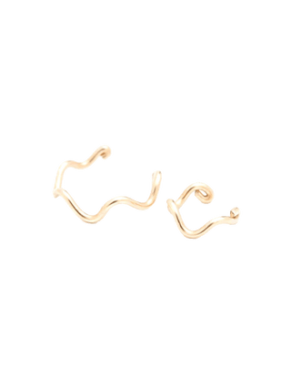 Wave Ear Cuff Set