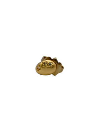 3 Zircons Stud