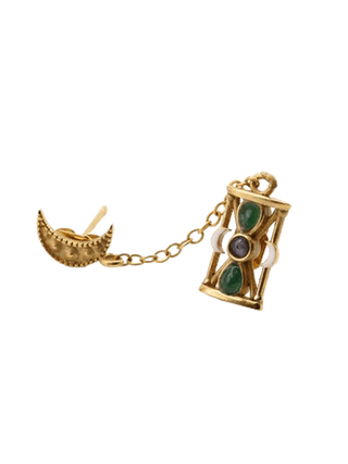 Sacha hourglass chain earrings