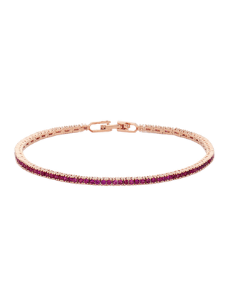 Ruby Sparkle Tennis Bracelet