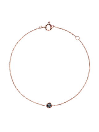 Azure Sphere Diamond Bracelet