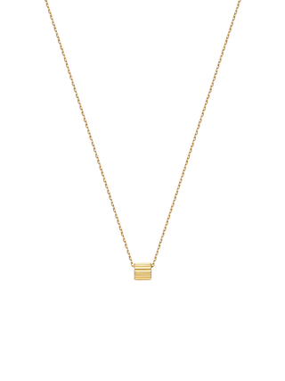 Gold Stacked Bar Necklace