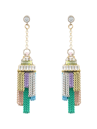 Multi Layered Luxe Fringe Chain Earrings