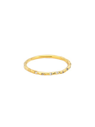 Ancient Gold Inspired Gem Ring