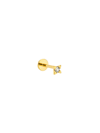 Tiny Starcross Cubic Piercing