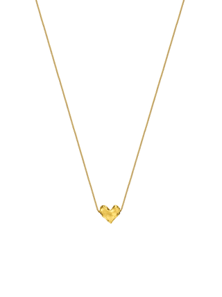 Double Heart Lariat Necklace
