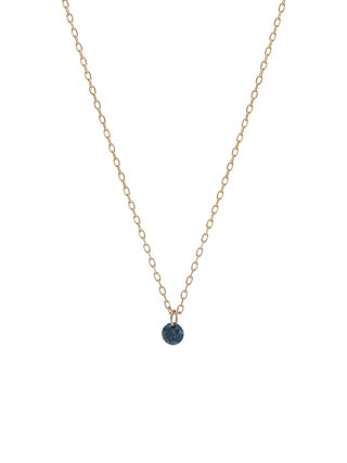 Slim Chain Blue Diamond Necklace