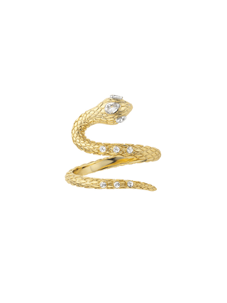 WHITE SNAKE Ring