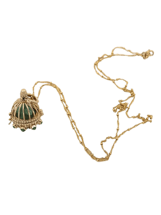 Sacha frog amulet necklace