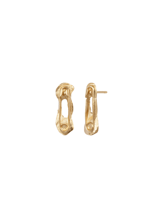 Gold Pin Earrings III