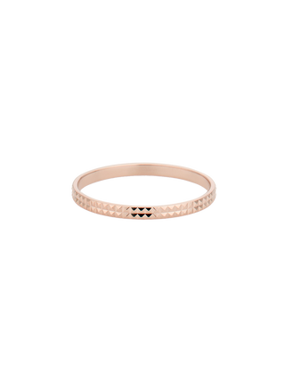 Flatline Gold Stacker Ring