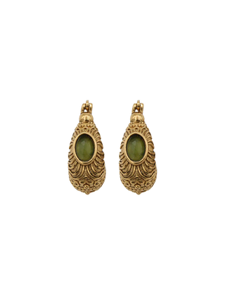 Jasmine Oval Hoop Earrings