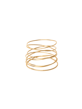 Gold Spiral Ring