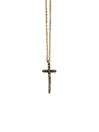 Elle Long Cross Necklace