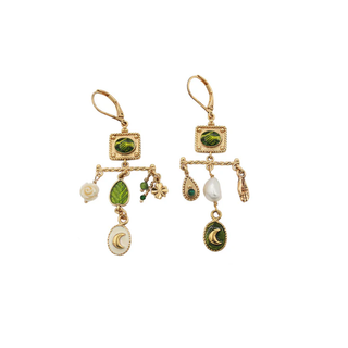 Asymmetrical Mobile Sacha Curls Earrings