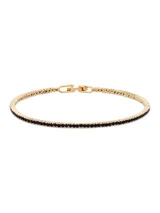 Black Sparkle Tennis Bracelet