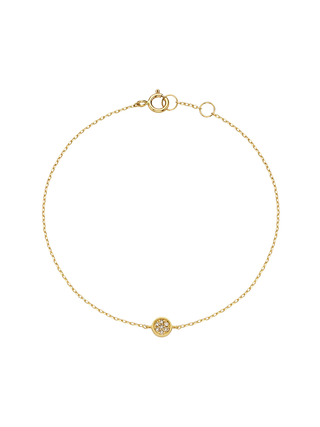Classic Gold Diamond Chain Bracelet