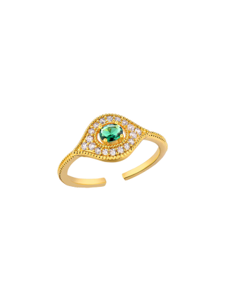 GREEN MAJESTIC EYE Ring