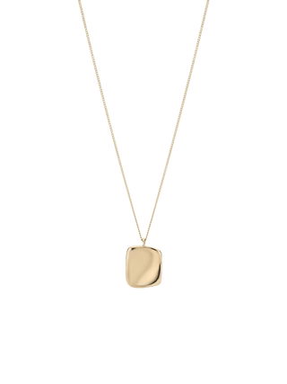 Sculptural Base Pendant Necklace