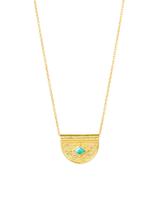 Half-Moon Stone Necklace