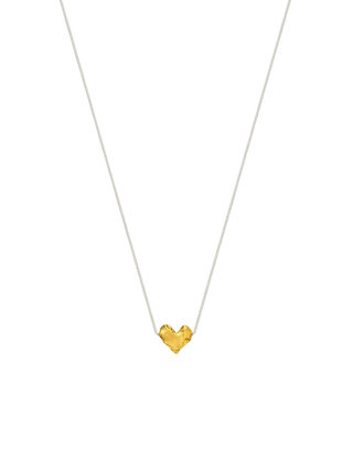 Double Heart Lariat Necklace
