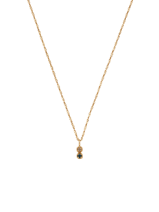 Two Tone Diamond Gold Necklace