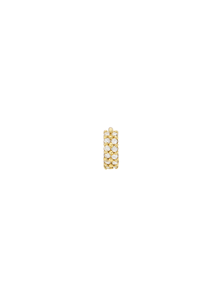 Petite Double Line Gold Huggie