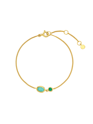 Amazonite & Green Onyx Bracelet