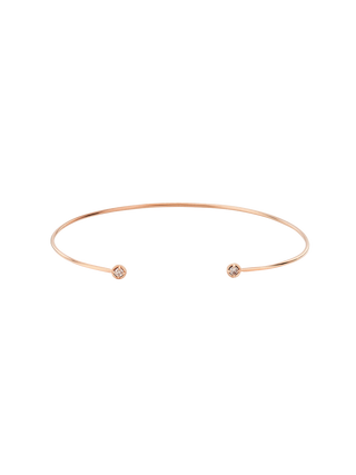 Open Duo Diamond Bangle