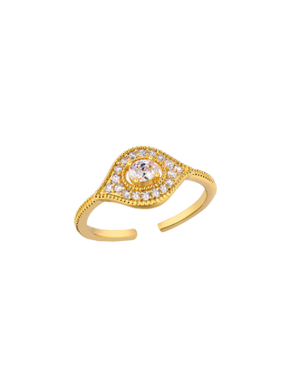 WHITE MAJESTIC EYE Ring