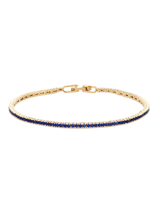Blue Sparkle Tennis Bracelet
