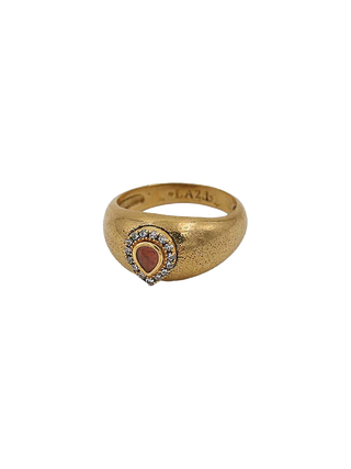 Sacha Rhinestone Drop Ring