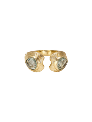 Beata Multi-Stone Wide Band Ring
