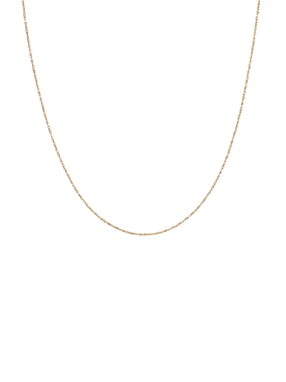 Classic Twist Solid Gold Chain Necklace