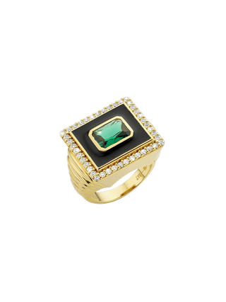 GREEN STONE TANYA Ring