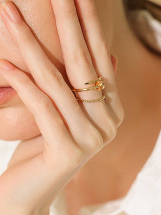 Twisted Rope Texture Ring