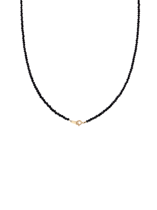 Black Spinel Cubic Necklace