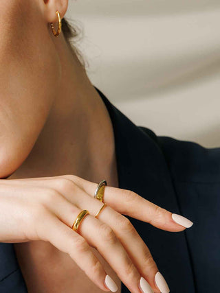 Textured Stacker Ring