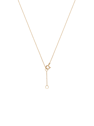 Linked Oval Gold Necklace