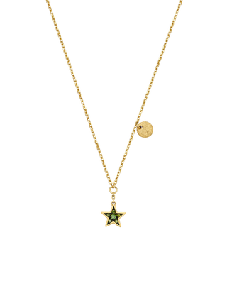 Celestial Green Diamond Necklace