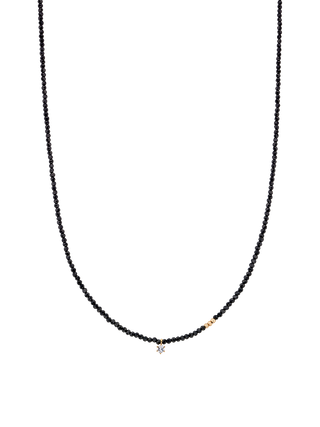 Black Spinel Cubic Necklace