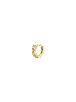 Petite Double Line Gold Huggie