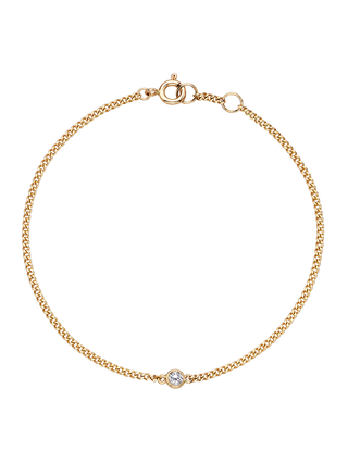 Bold Chain Cubic Point Bracelet