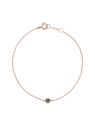 Hexa Shape White Stone Bracelet