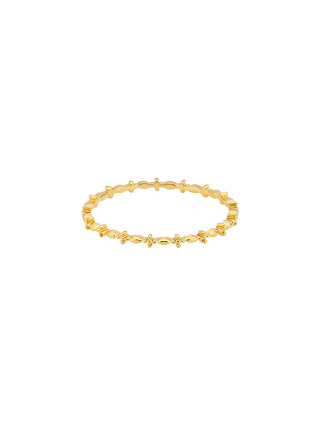 Mini Crown Point Stacking Ring