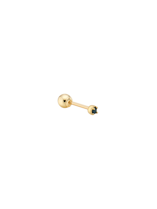 Delicated Blue Diamond Gold Piercing